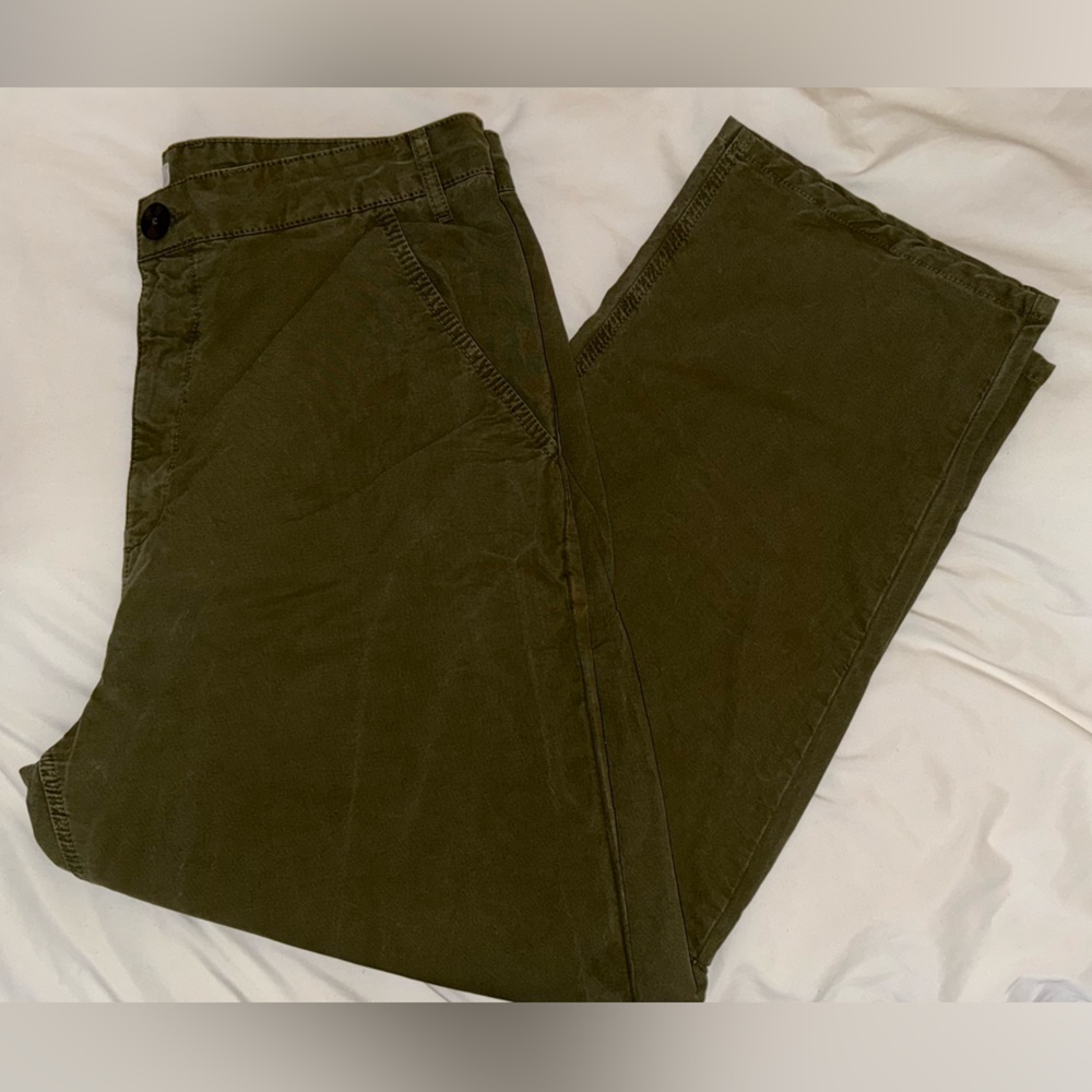 Zara Olive Green Cargo Pants